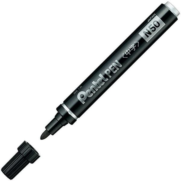 Sprittusch Pentel N50-BE Sort 12 Dele