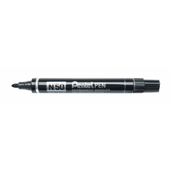 Sprittusch Pentel N50-BE Sort 12 Dele