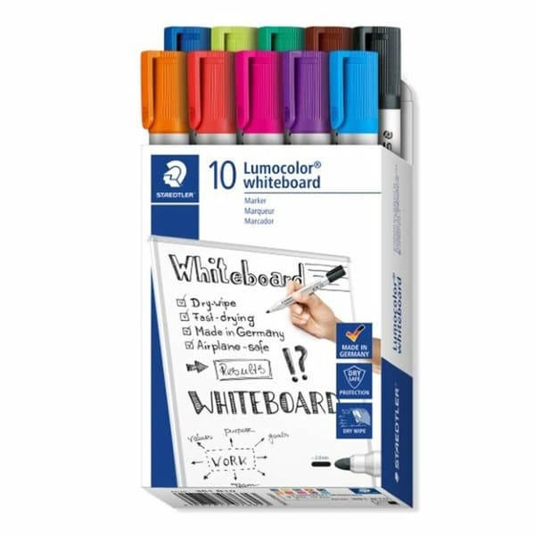 Tussisetti Staedtler Lumocolor Monivärinen Valkotaulu (32 osaa)