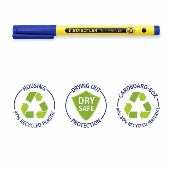 Tuschpennor Staedtler Gul Multicolour (10 antal)