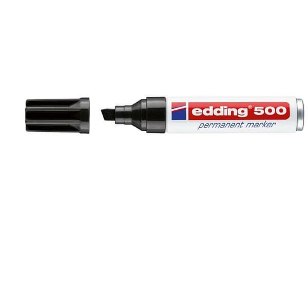Sprittusch Edding 500-01 Sort 200 Dele (3 enheder) (10 enheder)