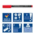 Miniatyrbillede 6 af 6: Sprittusch Staedtler 318 C10 1 mm 10 Dele