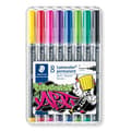Miniatyrbillede 1 af 8: Sæt med Fiberpenne Staedtler 318 WP8-1 Grøn (8 Dele)