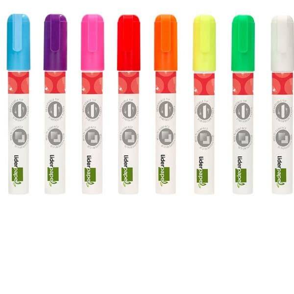 Highlighter Liderpapel RT18 8 Delar