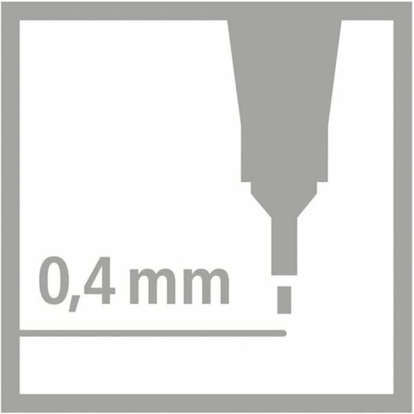 Sæt med Fiberpenne Stabilo 8820-03 Multifarvet 0,4 mm (20 Dele)