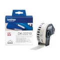 Miniatyrbild 3 av 5: Brother DK-22210 Etikettrulle 29 mm x 30.48 m Papper Vit 1 st Permanent DK22210 Universaletiketter