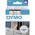 Miniatyrbild 1 av 4: Märkband DYMO D1 45010 Bandfärg: Transparent Skriftfärg:Svart 12 mm 7 m
