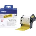 Miniatyrbild 1 av 4: Brother DK-22606 Etikettrulle 62 mm x 15.24 m Folie Gul 1 st Permanent DK22606 Universaletiketter