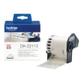 Miniatyrbild 2 av 4: Brother DK-22113 Etikettrulle 62 mm x 15.24 m Folie Transparent 1 st Permanent DK22113 Universaletiketter