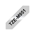 Miniatyrbild 2 av 5: Märkband metallic Brother TZe, TZ TZe-M951 Bandfärg: Silver (matt) Skriftfärg:Svart 24 mm 8 m