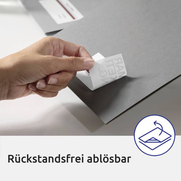 Avery-Zweckform Etikettrulle Kompatibel Ersätter DYMO 11354, S0722540 57 x 32 mm Papper Vit 1000 st Repositionerbart Un