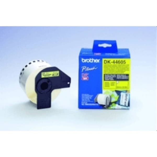 Brother DK-N55224 Etikettrulle 54 mm x 30.48 m Papper Vit 1 st Icke adhesiv DKN55224 Universaletiketter