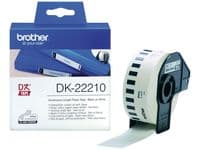 Brother DK-22205 etikett-tejp Svart på vitt