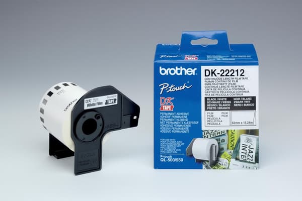 Etikett BROTHER DK22212 pl 62mmx15,24m