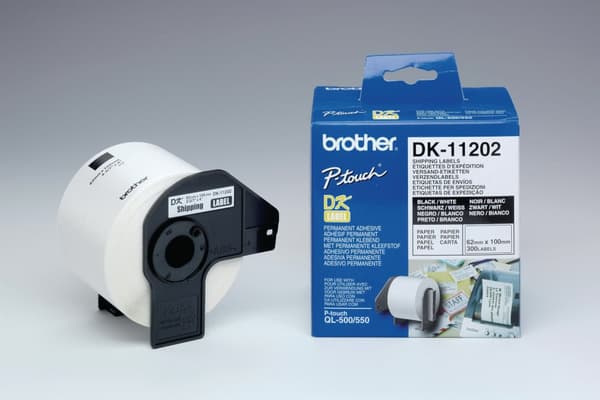 Etikett BROTHER DK11202 62x100mm 300/fp