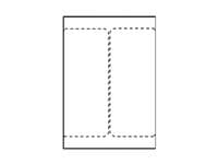Transportetikett laser 105x220mm 500/fp