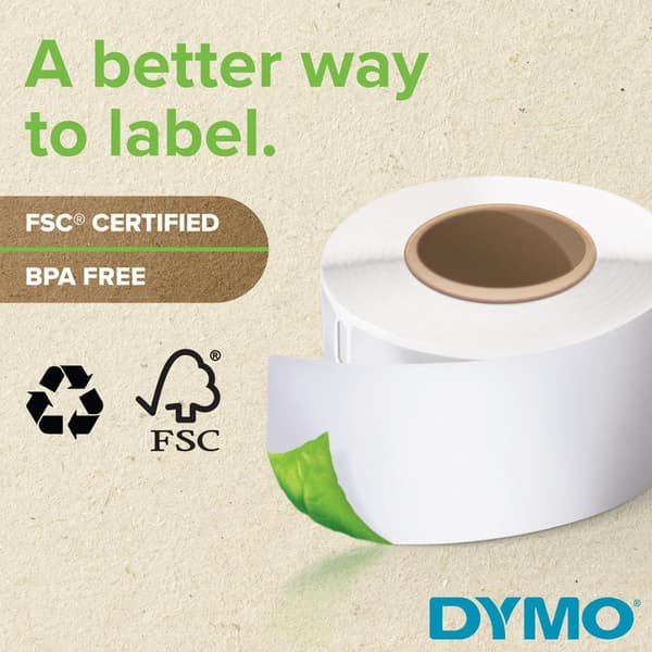 Etikett DYMO S0722390 89x36mm 6240/fp