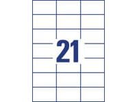 Etikett AVERY 70x42,3mm 2100/fp