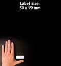 Miniatyrbild 6 av 7: Etikett AVERY handskriv 50x19mm 486/fp
