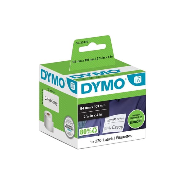 Etikett DYMO S0722430 101x54mm 220/fp