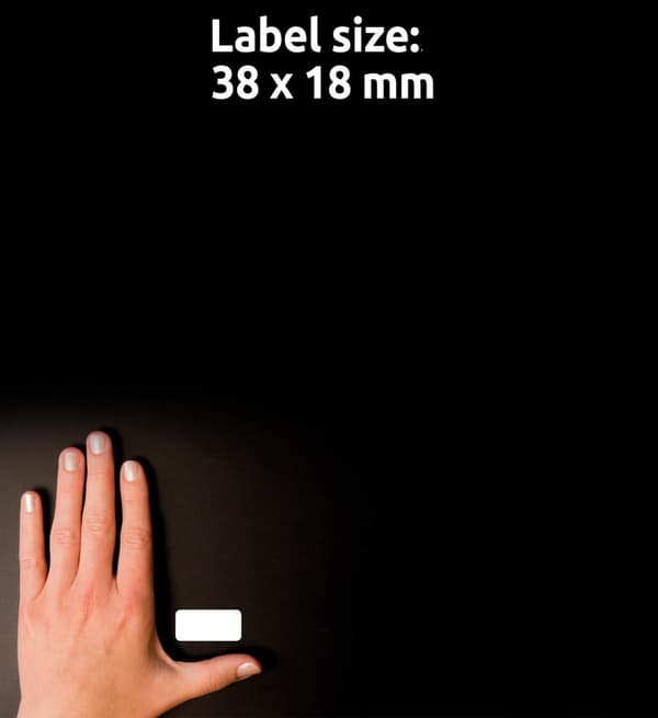 Etikett AVERY handskriv 18x38mm 648/fp