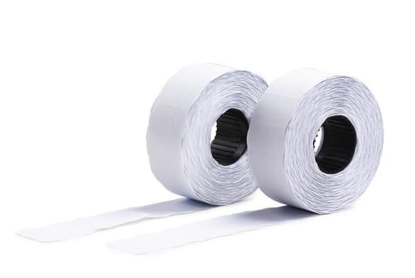 Prisetikett AVERY 1-rad 26x12mm 15000/fp