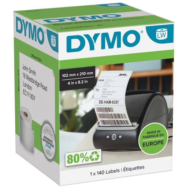 Etikett DYMO Frakt 102x210 mm 140/fp