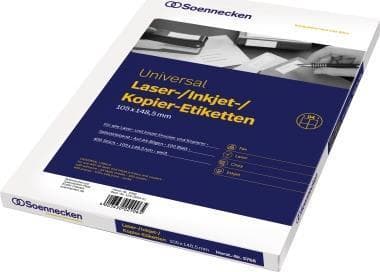 Soennecken etikett 5768 105x148,5mm vit 400 st./förp. (5768)