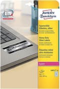 Miniatyrbild 1 av 6: Avery Ultra Strong Etiketter, Silver, 210,0 x 297,0 mm, Permanent Adhesive