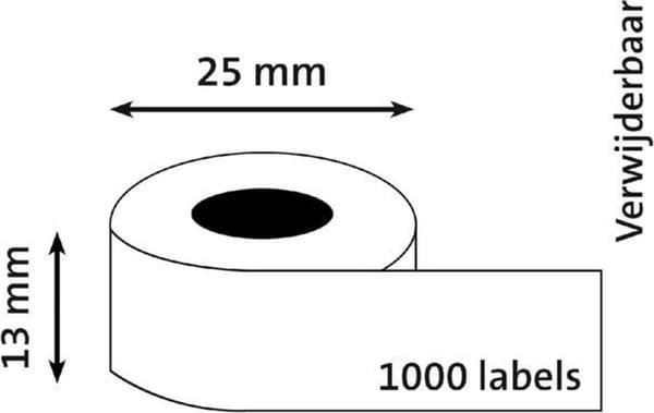 Dymo LabelWriter - Vielzweck Labels 12 x 24mm - (S0722530)