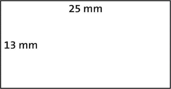 Dymo LabelWriter - Vielzweck Labels 12 x 24mm - (S0722530)