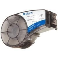 Brady B-595 - Vinyyli - Musta valkoisella - Rulla (19,05 mm x 6,4 m) 1 rulla tarrat - Brady BMP21, BMP21-LAB, BMP21-PLUS, ID PAL, LABPAL (142797)