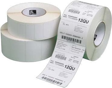 Zebra Z-Perform 1000D - Papir - permanent akryl - ubestrøget - lys hvid - 76,2 x 50,8 mm 187 label(s) (1 rulle(r) x 187) labels (3012911-T)
