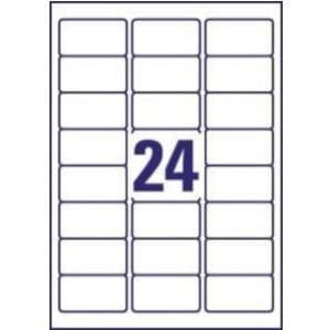 Avery - Adressetiketter - Vit - 63,5 x 33,9 mm 2400 etikett(er) (100 ark x 24) (J8159-100.FR)