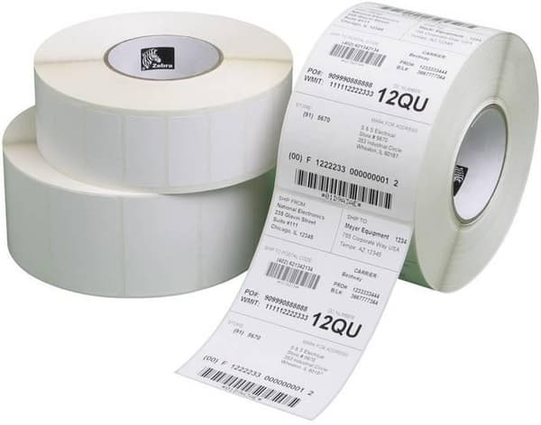 Zebra Z-Select 2000D Aftagelig - 32 x 57 mm 25200 stk. (12 rulle(r) x 2100) Etiketter - til LP 3642, GK Series GK420, G-Series GC420, GX Series GX420,
