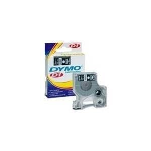 DYMO D1 - Tarrat - valkoinen mustalla - rulla (1,2 cm x 7 m) - 1 rulla - LabelMANAGER, LabelPOINT (S0720610)