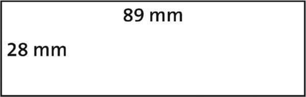 Dymo 99010 Adressetiketter - Vit - 89x28mm - 130 Etiketter