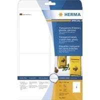 HERMA Special - Blank - gennemsigtig - 99,1 x 139 mm 100 label(s) (25 ark x 4) transparente folieetiketter