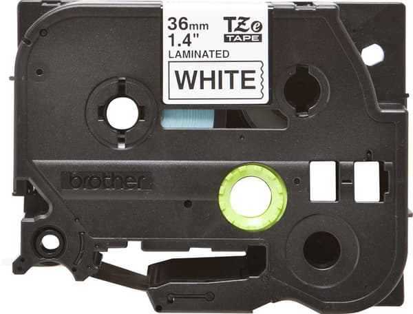 Brother TZe261 - Laminerad tejp - Svart på vitt - Rulle (3,6 cm x 8 m) - för P-Touch PT-3600, PT-550, PT-9200, PT-9500, PT-9600, PT-9700, PT -9800 ( T