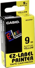 Miniatyrbillede 1 af 4: Casio XR-9YW Sort på gul etiketprintertape