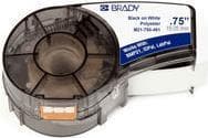 Brady, M21-750-461, polyester, svart på vitt, 19,05 mm x 6,4 m, Permanent, Endless (110933)
