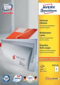 Miniatyrbillede 1 af 8: Avery hvide etiketter QuickPeel format 105 x 74 mm (bxh) 1.600 stykker 8 pr. ark æske med 200 ark