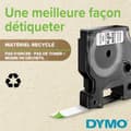 Miniatyrbillede 8 af 9: DYMO D1 Standard - Sort på hvid - 12 mm