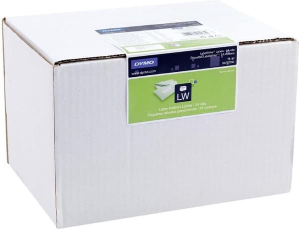 Etikett Dymo 13187 etikettskrivare 36x89mm 6240st