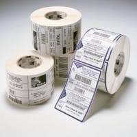 Zebra 1370-etiketter, C-25 mm, kartong med 12, 2740-etiketter, C-76 mm, kartong med 4
