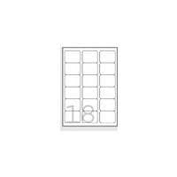 Avery - Adressetiketter - vit - 63,5 x 46,6 mm - 1800 etikett(er) (100 ark x 18) (L7161-100)