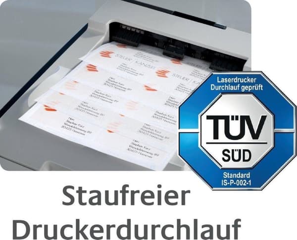 Avery Zweckform 3655-200 etikett Vit rektangel Permanent 440 st.