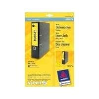 Avery L4769 - Gul - 61 x 192 mm 400 stk. (100 ark x 4) Arkivetiketter