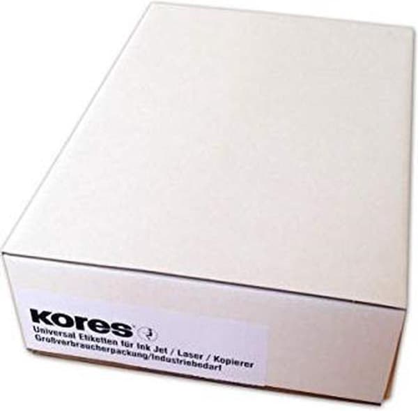 Kores adressetiketter 105 x 48 vita pack a 500 ark