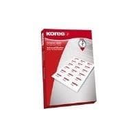 Koresin yleiset etiketit 105 x 148,5 mm, valkoinen 500 arkkia reunaton (E105148500)